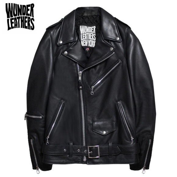 Wunder Leathers NYC Men’s motorcycle jacket - Picture 1 of 5
